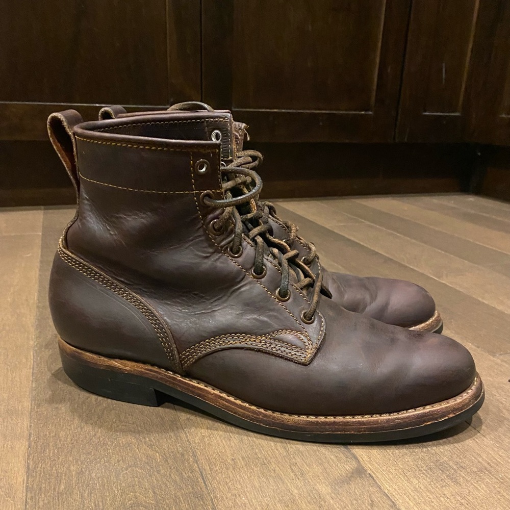 Dayton old school service boots size 8.5 Dayton which fits 10 US